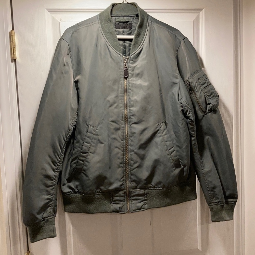 Uniqlo Olive Bomber Jacket